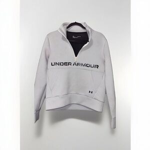 Under Armour Women's Gray Half-Zip Sweatshirt